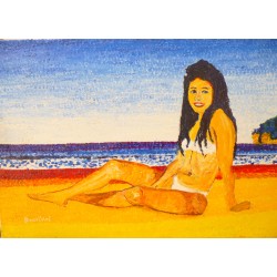 Hélène à la plage - Elena...